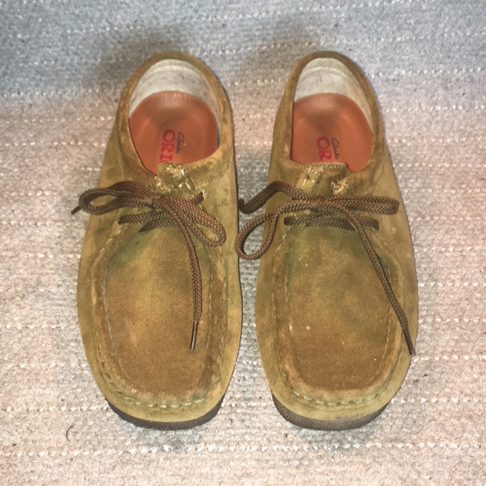 Original Wallabee. Sandy Olive Green Sz 8.5 M